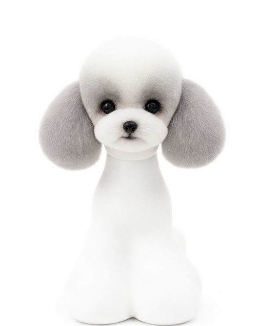 Pelo maniquí Blanco/Gris