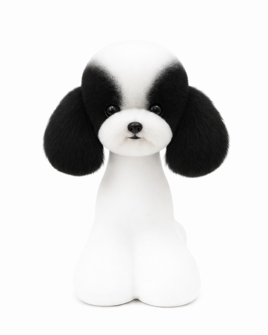 Pelo maniqui Blanco/Negro